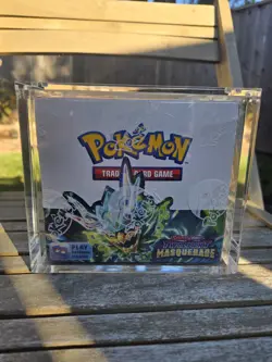 Pokemon Scarlet & Violet TWILIGHT MASQUERADE Booster Box Sealed with acrylic - Image 1