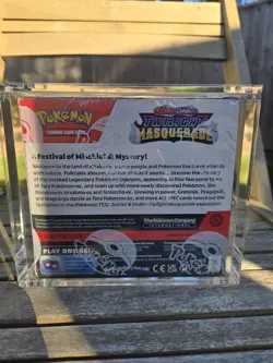 Pokemon Scarlet & Violet TWILIGHT MASQUERADE Booster Box Sealed with acrylic - Image 3