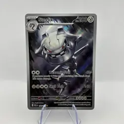 Pokemon Steelix Illustration Rare 150/132 Me01: Mega Evolution Holo NM - Image 1