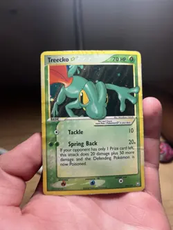 2004 Pokemon EX Team Rocket Returns #109 Treecko Gold Star Holo Dmg MAKE OFFER - Image 1