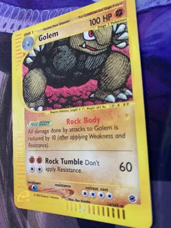 Golem 14/165 Holo Rare Expedition Base Set Pokemon Card - Image 2