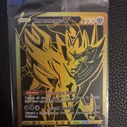 Zamazenta V SWSH077 Black Star SWSH Promo Pokemon TCG NM Sealed - Image 4