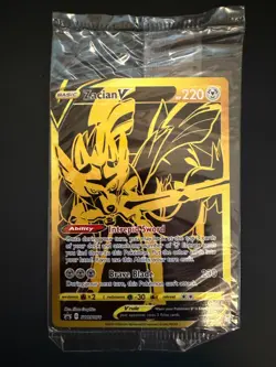 Zacian V Pokemon Sword Shield SWSH076 SEALED Black Star Promo NM - Image 1
