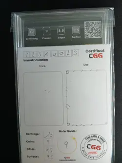 Carte pokemon Pikachu gradee CGG 9 Mint ENGLISH Xy 42/146 22510023 - Image 2