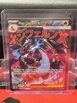 🔥Pokemon_Mega Charizard X ex_023 Black Star UPC Promo Phantasmal Flames NM/M🔥 - Image 1