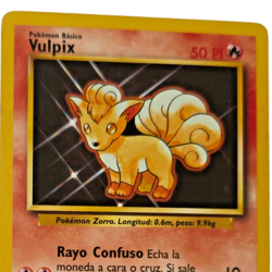 Pokemon Vulpix Base Set BS 68/102 Spanish Language Common Fire Basic Fox - Image 2