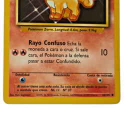 Pokemon Vulpix Base Set BS 68/102 Spanish Language Common Fire Basic Fox - Image 3