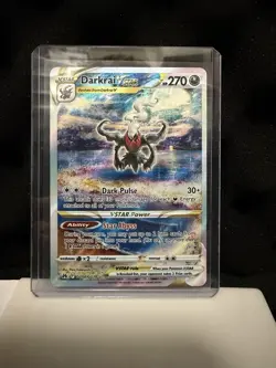 Pokemon Darkrai VSTAR GG50/GG70 Crown Zenith: Galarian Gallery Holo NM - Image 1