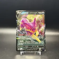 POKEMON SWSH CHILLING REIGN #104 LIEPARD V ULTRA RARE HOLO - NM - Image 1