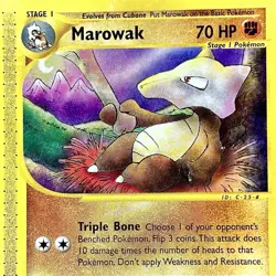 Marowak - REG - Pokemon TCG - Aquapolis - 54/147 - UNCOMMON ~ NM - Image 1