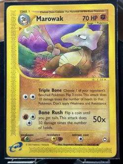 Marowak - REG - Pokemon TCG - Aquapolis - 54/147 - UNCOMMON ~ NM - Image 2