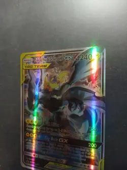 Pokemon Pikachu and Zekrom GX SM168 Black Star Promo TCG - Image 5