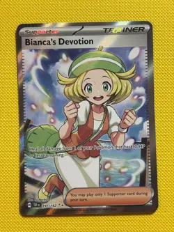 Pokemon TCG Bianca's Devotion 197/162 SV: Temporal Forces Trainer MINT - Image 1