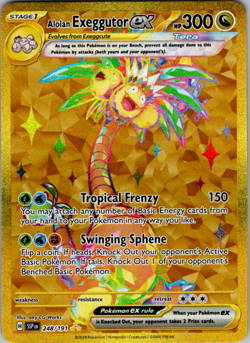 Alolan Exeggutor ex 248/191 Pokemon TCG Scarlet & Violet: Surging Sparks NM - Image 1