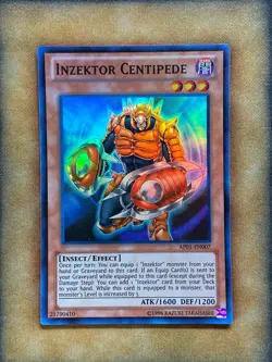 Yugioh Inzektor Centipede AP01-EN007 Super Rare LP - Image 1