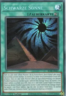 yugioh Schwarze Sonne BLTR-DE027 SECRET RARE 1AUFLAGE DEUTSCH - Image 1