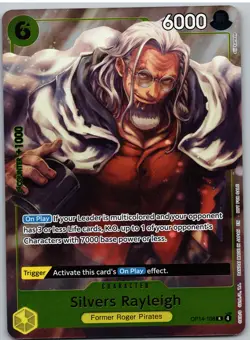 Silvers Rayleigh Dash Pack OP14-108 Rare The Azure Sea's Seven One Piece - Image 1