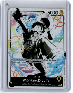 One Piece Monkey. D. Luffy ST29-001 (ALT ART) Leader Card Egghead English - A - Image 1