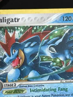This is a Feraligatr Pokemon trading card from the 2005 Unseen Forces set - Image 3