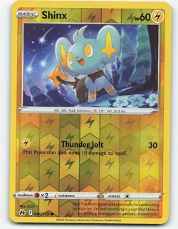Shinx (40) #040/159, Reverse Holo Pokemon card - Image 1