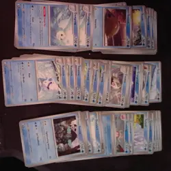 C1- Pokemon Card Lot of 45+ water Cards, including hollowgram - Image 1