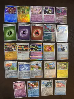 Pokemon Prismatic Evolutions 24 Card Lot Reverse Holo Pokeball Eevee NM B - Image 1