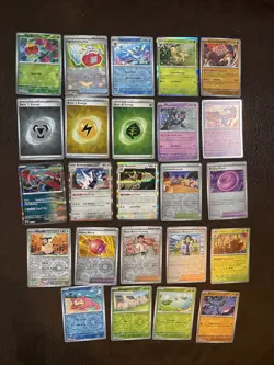 Pokemon Prismatic Evolutions 24 Card Lot Reverse Holo Pokeball Eevee NM A - Image 1