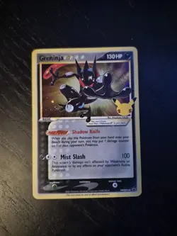 Pokemon TCG Greninja Gold Star SWSH144 25th Celebrations Promo Card - Image 1