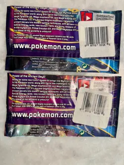 Pokemon XY Ancient Origins card booster pack sealed lot of 2 - Image 2