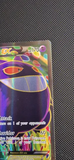 Pokemon Gengar-EX TCG Full Art Ultra Rare Card Phantom Forces 114/119 Holo - Image 5