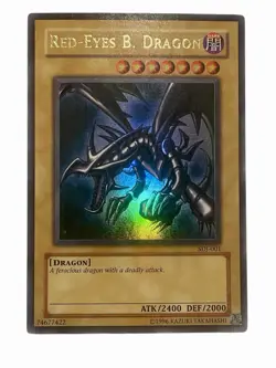 Yu-Gi-Oh! TCG Red-Eyes Black Dragon Holo Rare Card SDJ-001 - Image 1