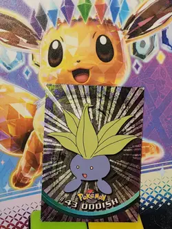 Pokemon #43 Oddish Card Foil Holo Topps Chrome 2000 TV Animation Series 1 - Image 1