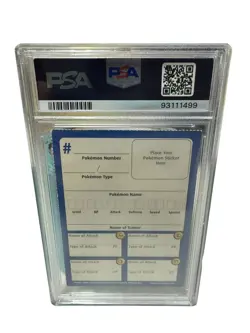 2000 Nintendo Power Pokemon Stadium Mewtwo Insert Card PSA 8 Pop 1 None Higher - Image 2