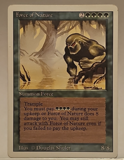 Mtg 🔥🔥 Force of Nature 🔥🔥 Revised Edition 🌟 RARE 🌟 Magic The Gathering - Image 1