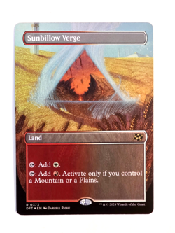 Sunbillow Verge - R0373 Foil (Borderless) - Aetherdrift - MTG - NM - Image 1