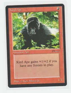 Magic the Gathering ~ MTG ~ 1x Kird Ape ~ MP ~ Arabian Nights - Image 1