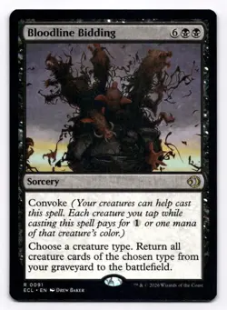 Bloodline Bidding ECL 91 - Normal - NM - Magic the Gathering - Image 1