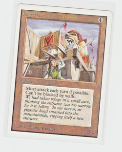 Magic the Gathering ~ MTG ~ 1x Juggernaut ~ UNLIMITED ~ M/NM ~ - Image 1