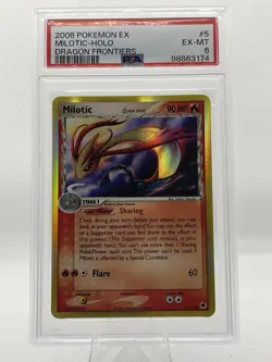 2006 Pokemon Dragon Frontiers EX Milotic- Holo 5/101 PSA 6 EX-MT DELTA SPECIES - Image 1