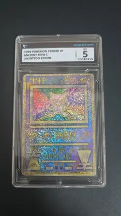 1999 POKEMON PROMO JP ANCIENT MEW #NINTEDO ERROR wcg 5 ≈ psa 5 - Image 1