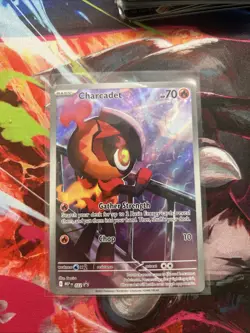 Charcadet 022 ETB Black Star Promo - Pokemon TCG Phantasmal Flames - NM - Image 1