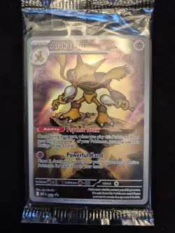 Pokemon TCG Alakazam 009 MEP Mega Evolution Elite Trainer Box Promo Sealed - Image 1