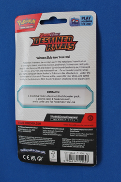 POKEMON DESTINED RIVALS BOOSTER PACK WITH ZARUDE PROMO AND COIN SEALED - Image 3