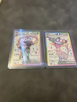 Pokemon TCG Umbreon Ex 176 & Espeon Ex Svp 175 Promo Pair Prismatic Evolution - Image 1