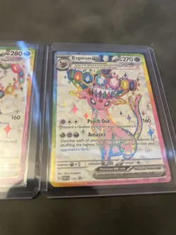 Pokemon TCG Umbreon Ex 176 & Espeon Ex Svp 175 Promo Pair Prismatic Evolution - Image 5