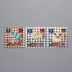 Pokemon AMADA Sticker Seal Vaporeon Jolteon Flareon Nintendo Japanese g989 - Image 1