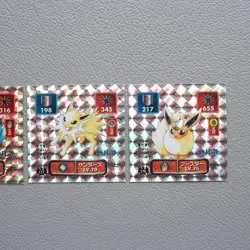 Pokemon AMADA Sticker Seal Vaporeon Jolteon Flareon Nintendo Japanese g989 - Image 3