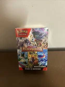 Pokemon TCG Scarlet & Violet Paldea Evolved Booster Bundle 6 Packs Sealed New 820650853623 - Image 1