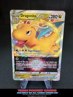 Dragonite Vstar 050/078, Pokemon Go, Pokemon, NM - Image 1