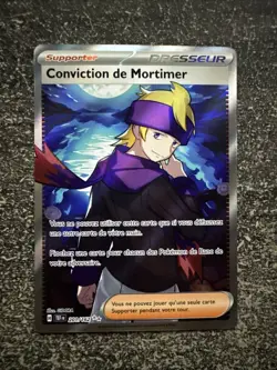 CONVICTION DE MORTIMER FULL ART - POKEMON 201/162 EV5 TEF NEUF FR - Image 1